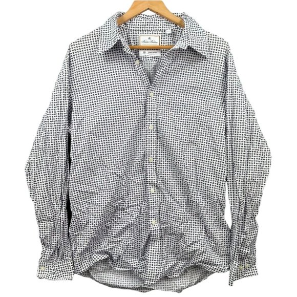 Brooks Brothers Other - Brooks Brothers Shirt Mens Large Blue White Luxury Collection Comfort Classic
